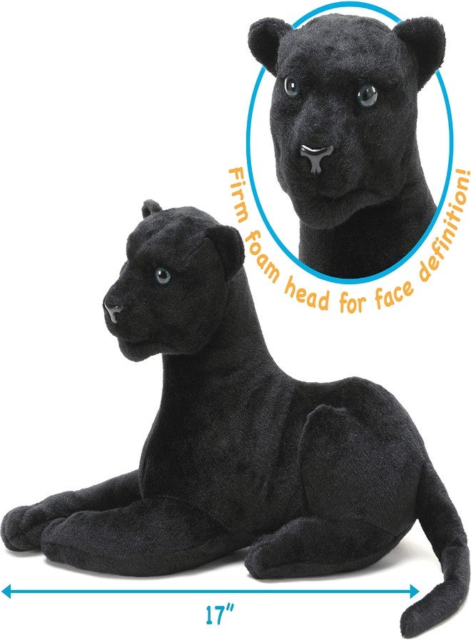 TigerHart Sid The Panther - 17 Inch (Tail Measurement Not Included) Stuffed Animal Plush Cat - Image 2